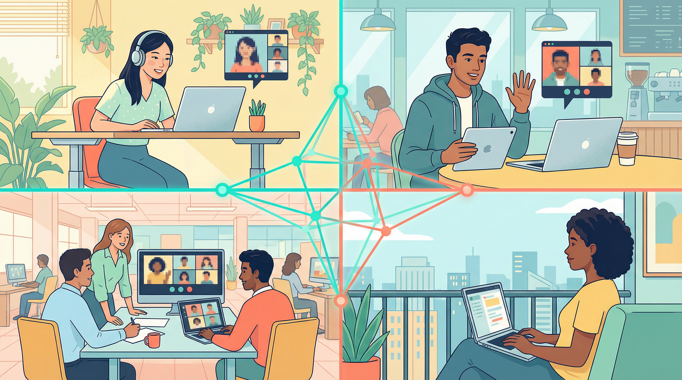 远程工作者社群探访配图